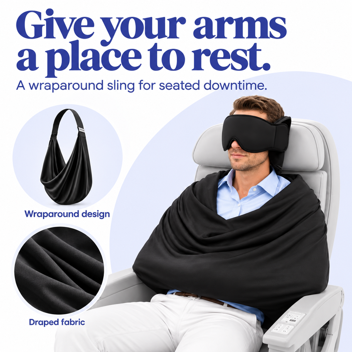 3-in-1 Sleep Kit That Holds Your Head