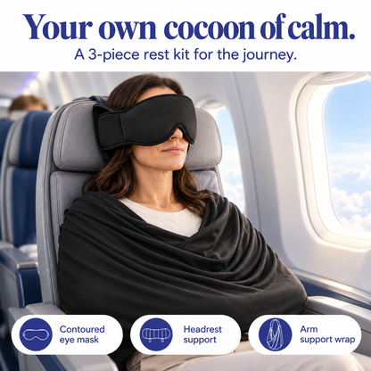3-in-1 Sleep Kit That Holds Your Head