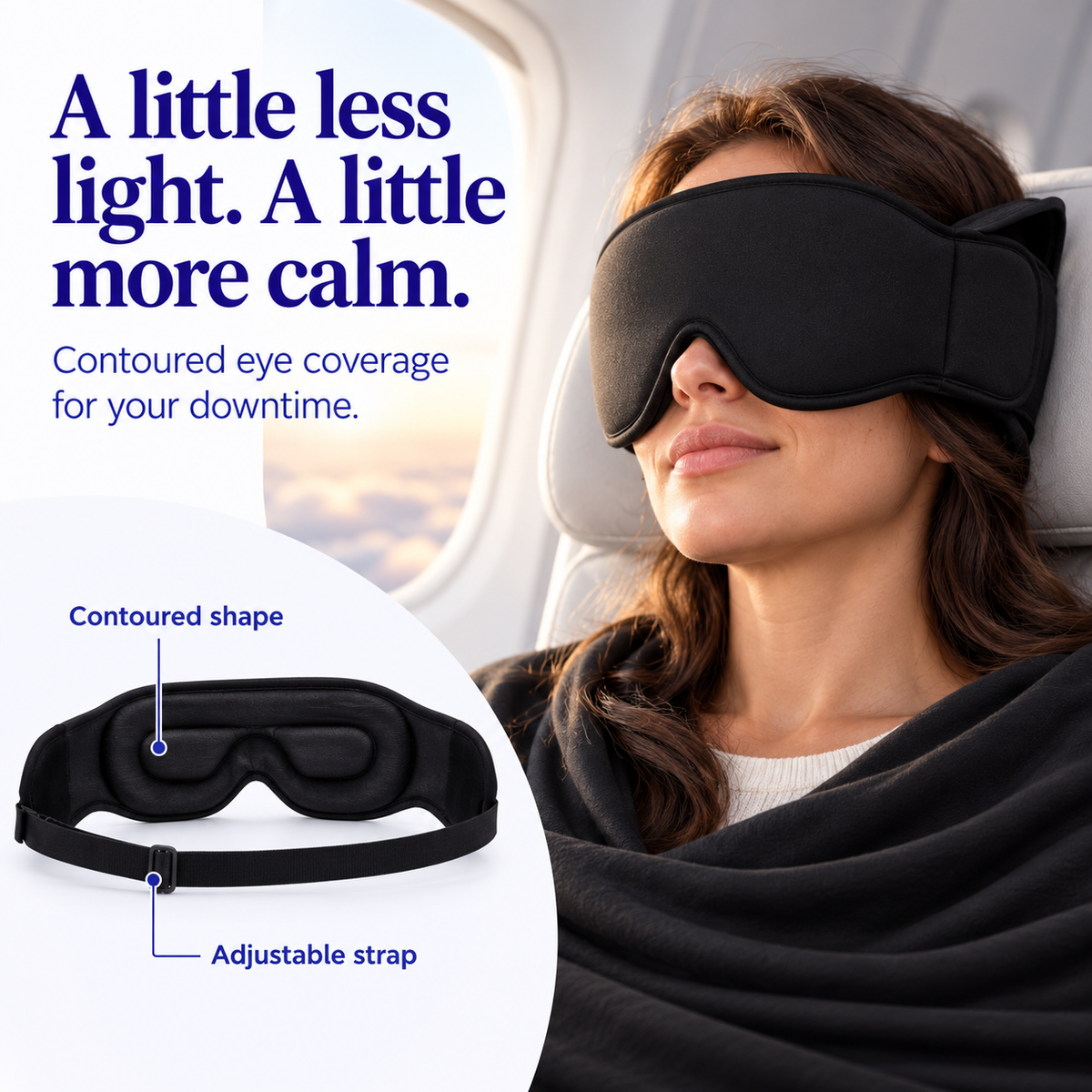 3-in-1 Sleep Kit That Holds Your Head